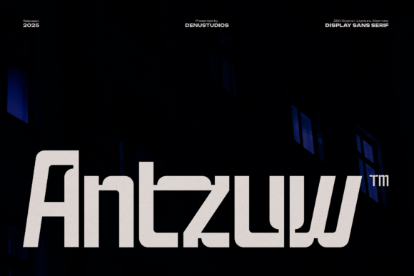 Antzuw: The Modern Typeface for Digital Impact