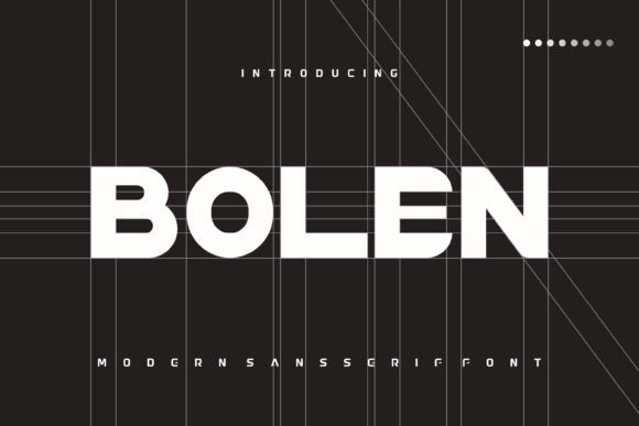 Bolen: A Bold Sans Serif Typeface for Modern Web Design