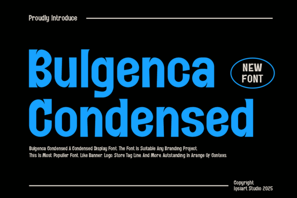 Bulgenca Condensed Typeface for Modern Editorial Design