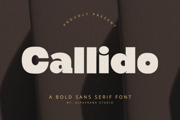 Callido: A Modern Sans Serif Font for Branding