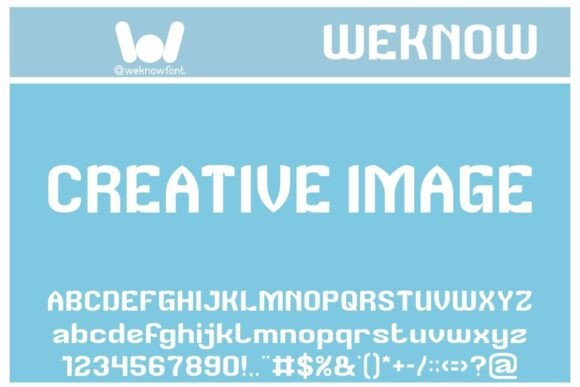 Creative Image Font for Bold Digital Campaigns
