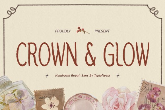 Crown Glow Font for Elegant Business Branding