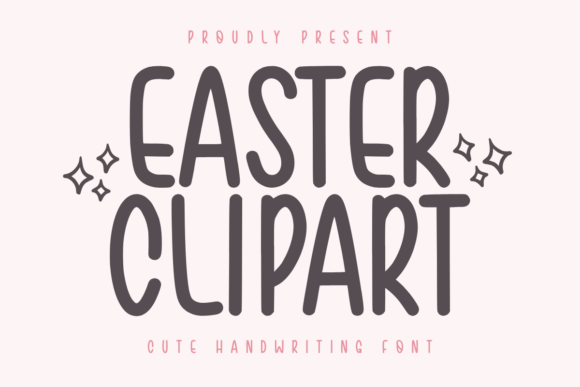 Easter Clipart: A Playful Sans Serif Font for Makers