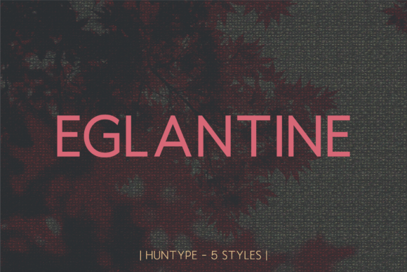 Eglantine: A Modern Sans Serif Typeface for Editorial Design