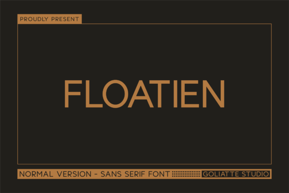 Floatien Typeface: Bold Branding for Small Business