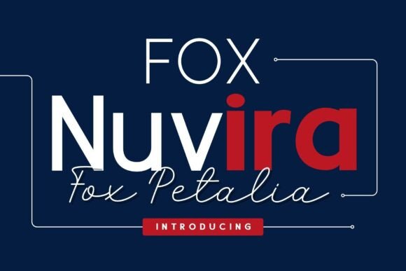 Fox Nuvira Fox Petalia Typeface for Editorial Design