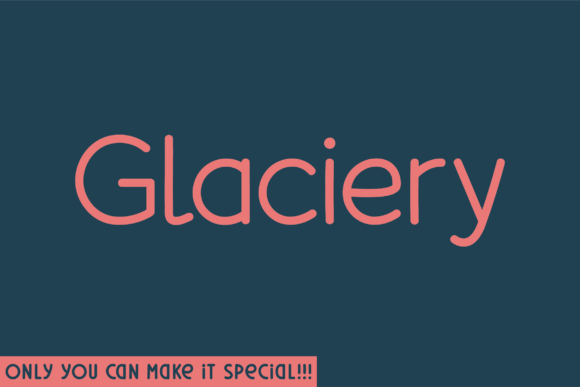 Glaciery: A Natural Sans Serif Font for Editorial Design