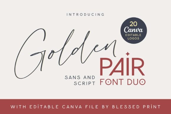 Golden Pair: A Typeface for Modern Editorial Design