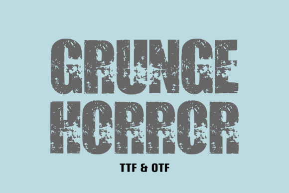 Grunge Horror Font for Bold Web Design