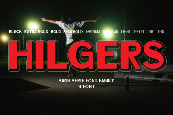 Hilgers: A Modern Sans Serif Typeface for Luxury Branding