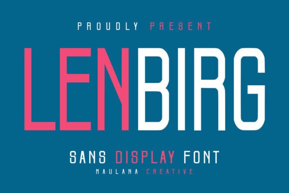 Lenbirg Typeface for Modern Editorial Design