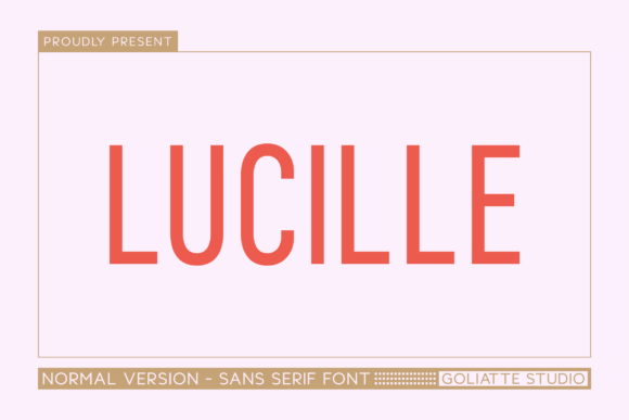 Lucille: The Bold Sans Serif Typeface for Modern Campaigns