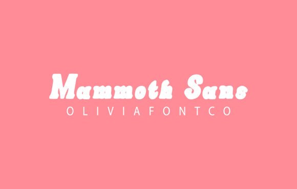 Mammoth Sans Typeface for Bold Web Design