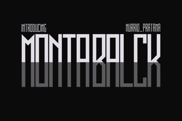 Monta Black: A Bold Typeface for Editorial Design