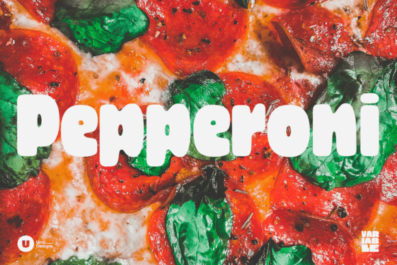 Pepperoni: A Textured Typeface for Editorial Design