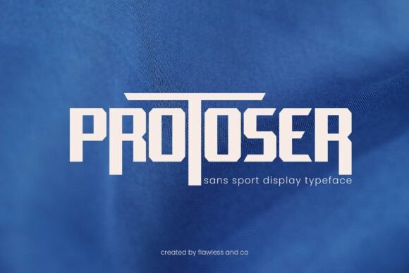 Protoser: A Bold Sans Serif Typeface for Editorial Impact