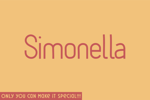 Simonella: A Natural Sans Serif Font for Branding