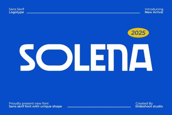 Solena: A Geometric Sans Serif Font for Modern Logos