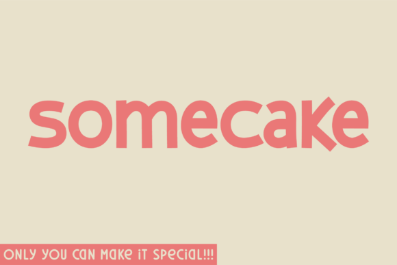 Somecake: A Natural Sans Serif Font for Editorial Design