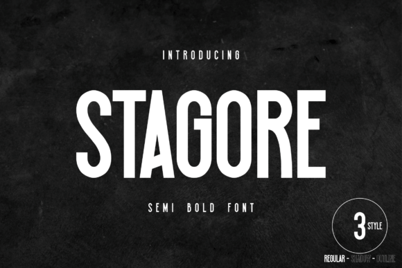 Stagore Typeface Review for Bold Branding