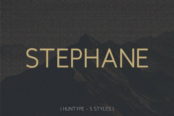 Stephane: A Modern Sans Serif Font for Editorial Design