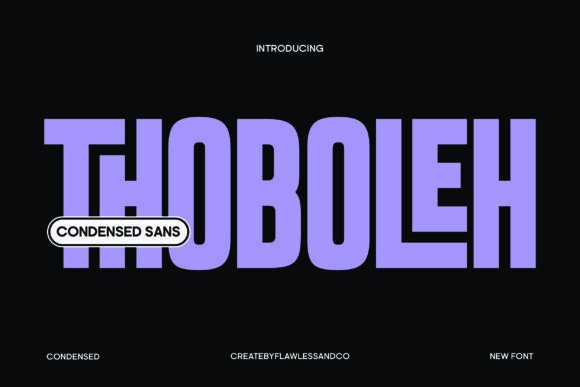 Thoboleh Font: Bold Clarity for Modern Web Headers