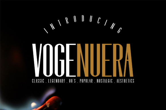 Vogenuera Font for Modern Craft Designs