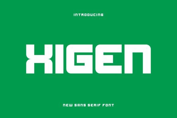 Xigen: The Unique Sans Serif Font for Makers